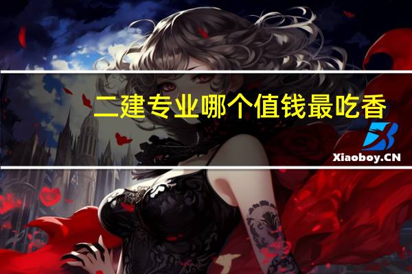 二建专业哪个值钱最吃香