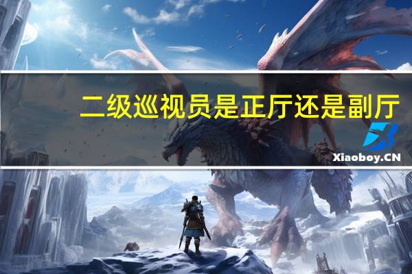 二级巡视员是正厅还是副厅