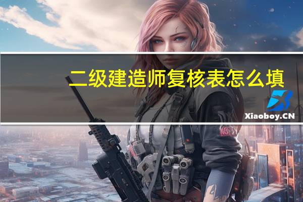 二级建造师复核表怎么填