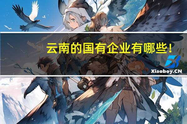 云南的国有企业有哪些！