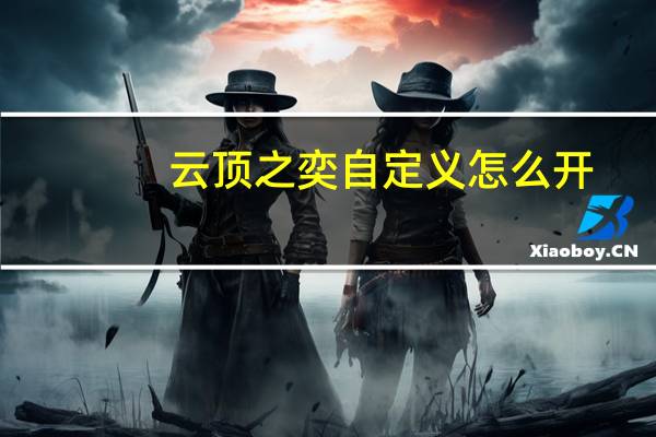 云顶之奕自定义怎么开