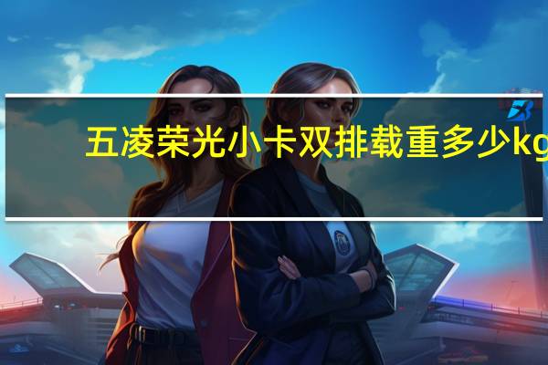 五凌荣光小卡双排载重多少kg