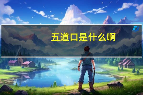 五道口是什么啊