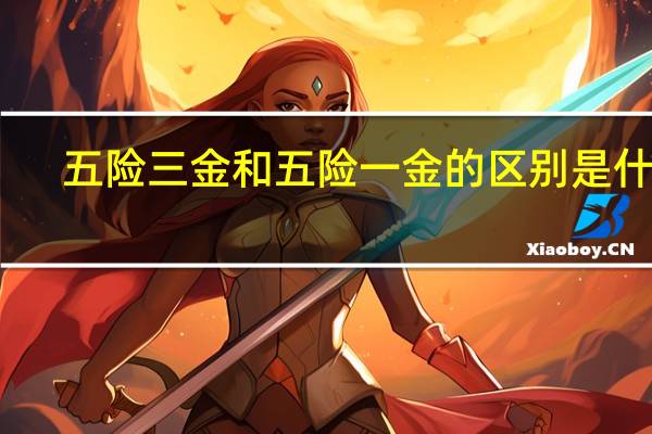 五险三金和五险一金的区别是什么