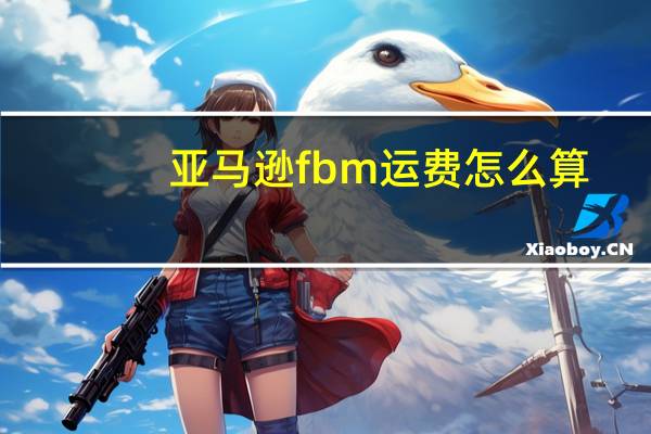 亚马逊fbm运费怎么算