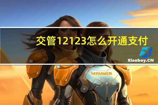 交管12123怎么开通支付