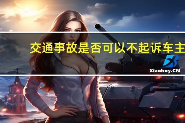 交通事故是否可以不起诉车主
