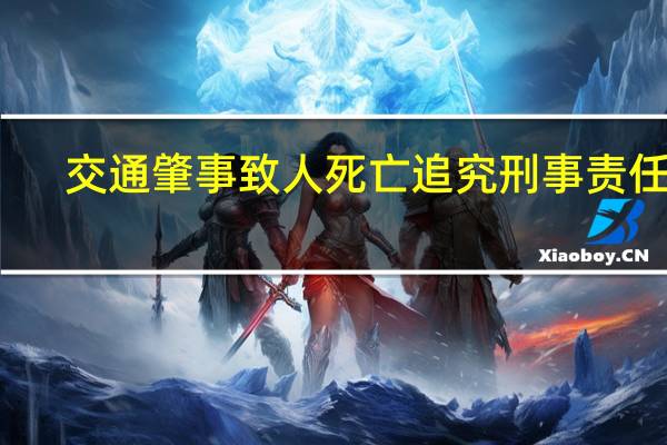交通肇事致人死亡追究刑事责任吗