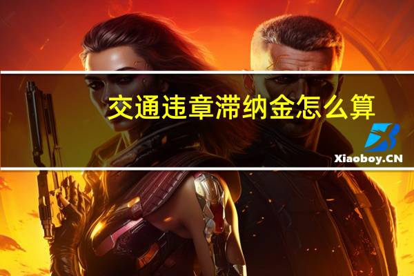 交通违章滞纳金怎么算