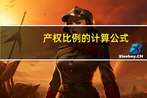 产权比例的计算公式