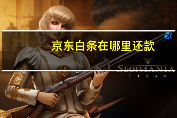 京东白条在哪里还款