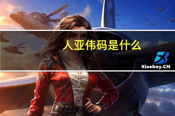 人亚伟码是什么