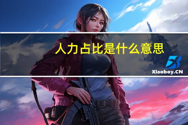 人力占比是什么意思