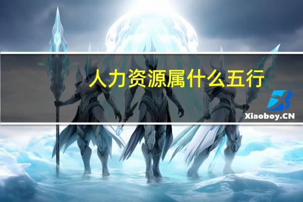 人力资源属什么五行
