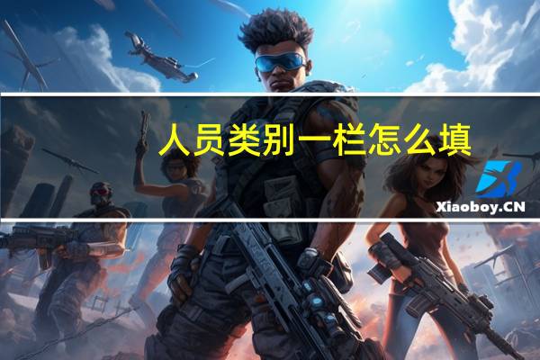 人员类别一栏怎么填