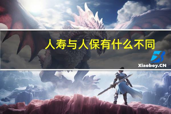 人寿与人保有什么不同