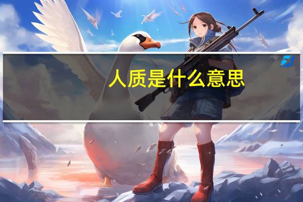 人质是什么意思