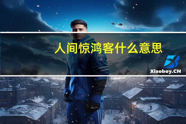 人间惊鸿客什么意思