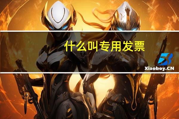 什么叫专用发票