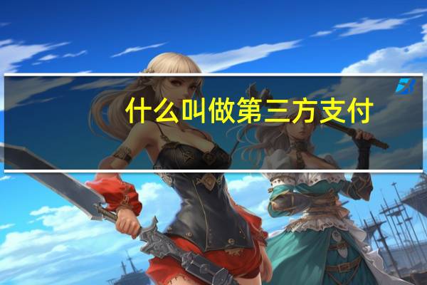 什么叫做第三方支付