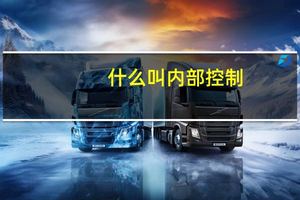 什么叫内部控制