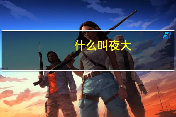 什么叫夜大