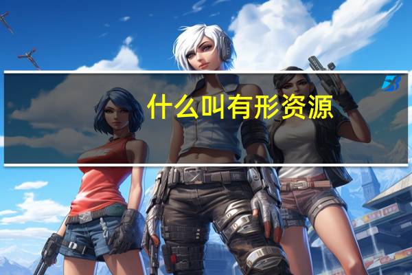 什么叫有形资源