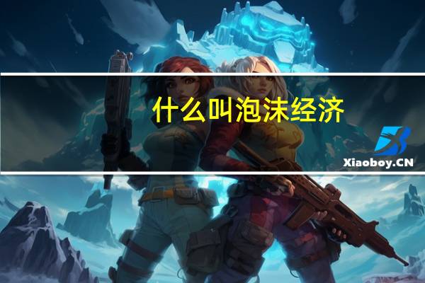什么叫泡沫经济