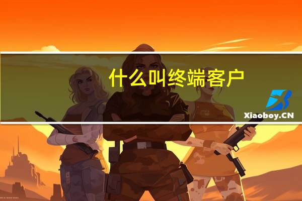 什么叫终端客户
