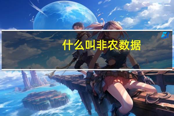 什么叫非农数据