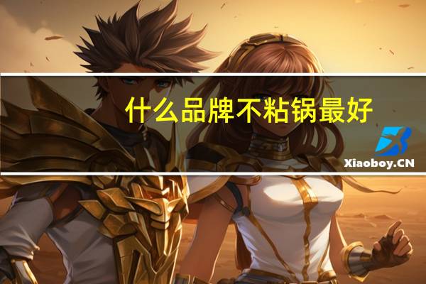 什么品牌不粘锅最好