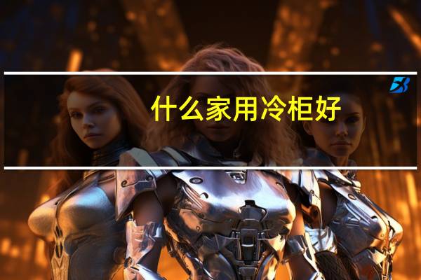 什么家用冷柜好