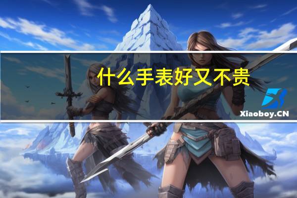 什么手表好又不贵