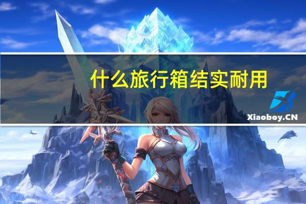 什么旅行箱结实耐用