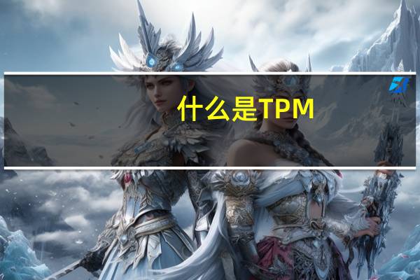 什么是TPM