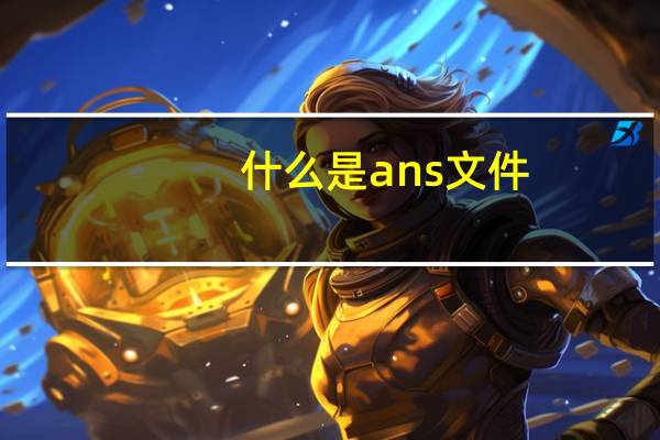 什么是ans文件
