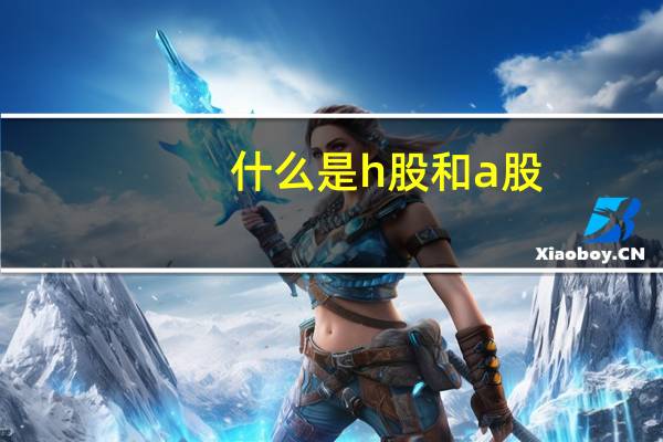 什么是h股和a股