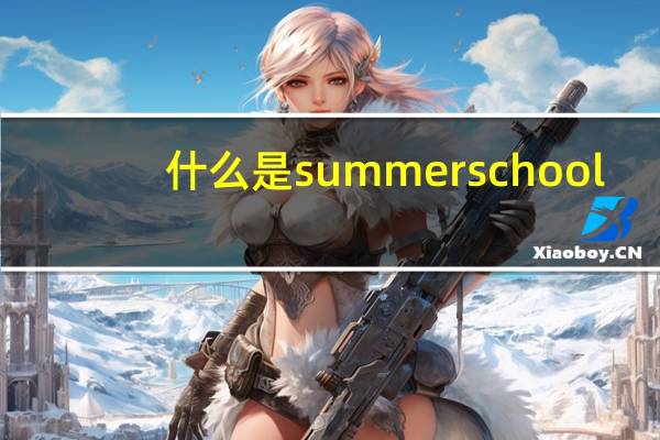 什么是summer school
