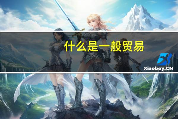 什么是一般贸易