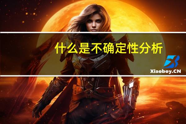 什么是不确定性分析