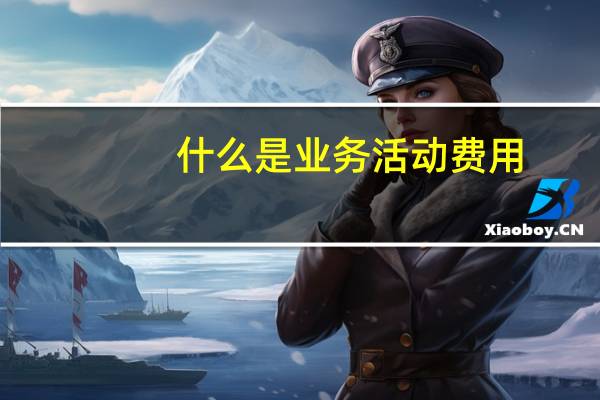 什么是业务活动费用