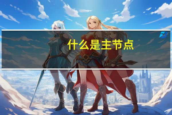 什么是主节点