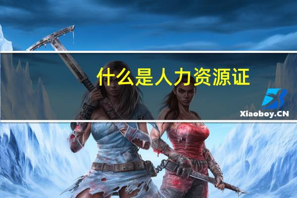 什么是人力资源证