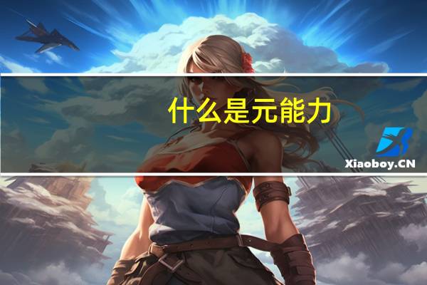 什么是元能力