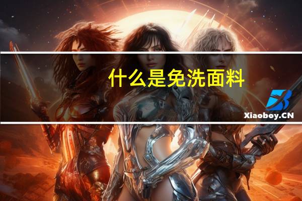 什么是免洗面料