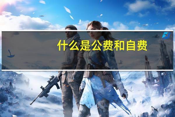 什么是公费和自费