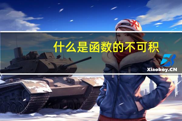 什么是函数的不可积