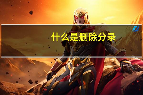 什么是删除分录