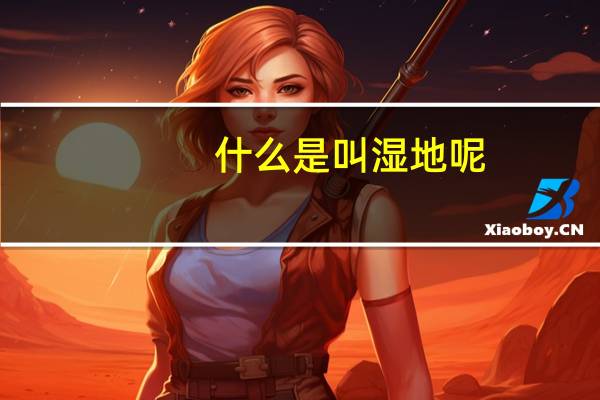 什么是叫湿地呢