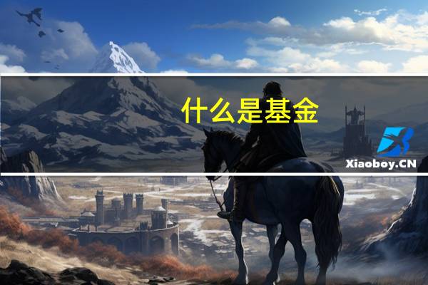 什么是基金?